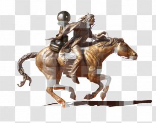 Mustang Headless Horseman Pony Drawing Sculpture Bronze Transparent PNG