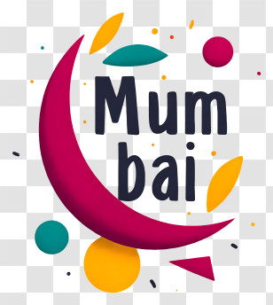 Mumbai - Mumbai Colorful City Logo Transparent PNG