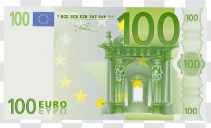 100 Euro Note Banknote 20 50 - Clipart Transparent PNG