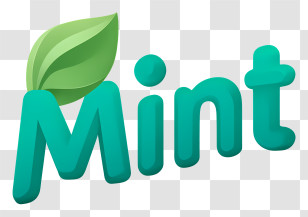 Mint Logo - Mint Fresh 3D Text Transparent PNG
