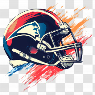 Super Bowl - Football Helmet With Team Logo Transparent PNG
