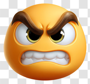 Mad Emoji - Angry Emoji Face Transparent PNG