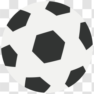 Soccer Ball - Classic Black And White Soccer Ball Transparent PNG