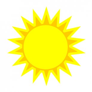 Earth Sunlight - Yellow - Initial Cliparts Transparent PNG