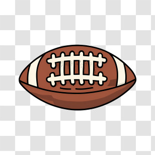 American Football - Classic American Football Design Illustration Transparent PNG