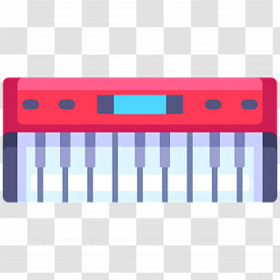 Music Keyboard - Electronic Keyboard Transparent PNG