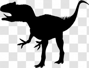 Tyrannosaurus Clip Art Velociraptor Silhouette Fauna - Claw Transparent PNG