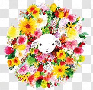 Floral Design Oil Pastel Illustrator Flower Illustration - Chrysanths - Bouquet Of White Dog Transparent PNG