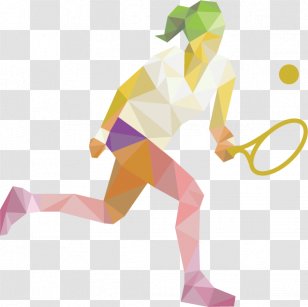 The Championships, Wimbledon Tennis Player Racket - Geometric Transparent PNG