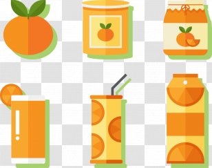 Orange Juice Tomato Strawberry - Drink - Vector Transparent PNG