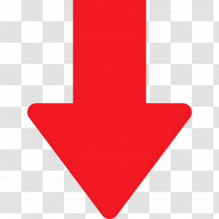 Down Arrow - Red Downward Arrow Icon Transparent PNG