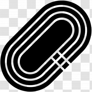 Race Track - Running Track Icon Transparent PNG