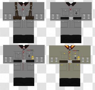 T Shirt Roblox Uniforms Of The Heer Waistcoat Flat Shading Transparent Png - roblox world war 2 shirt