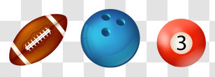Ball - Various Sports Balls Illustration Transparent PNG