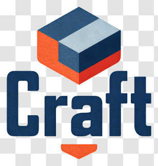 Craft - Craft 3D Cube Logo Transparent PNG