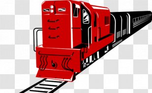 Rail Transport Train Diesel Locomotive Track - Freight Transparent PNG