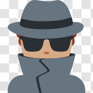 Emoji Domain Emojipedia Dark Skin Detective Transparent PNG