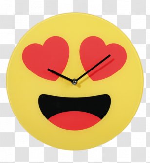 Emoji Emoticon Smiley Heart Laughter - Yellow - Weight Transparent PNG
