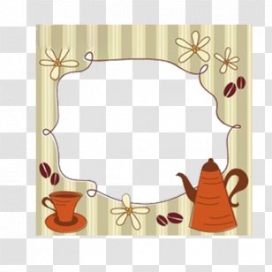 Dim Sum Tea U8336u98df Clip Art - Home Accessories - Wood Background Border Cartoon Transparent PNG
