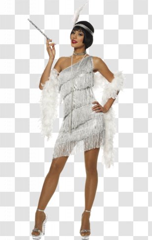 1920s Flapper Dress Costume Clothing Transparent PNG
