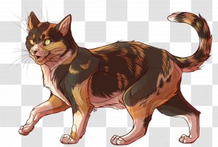 Bengal Cat Havana Brown Drawing Warriors Sketch - Mammal - Japanese Style Illustration Transparent PNG