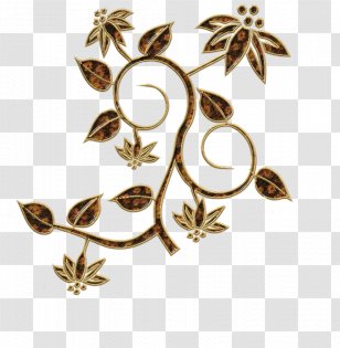 Motif Ornament Color - White - Kenar Transparent PNG