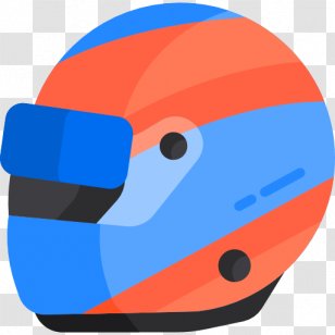 Clip Art Computer File - Blue - Racing Helmet Transparent PNG
