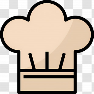 Chef Hat - Chef Hat In Cartoon Style Transparent PNG