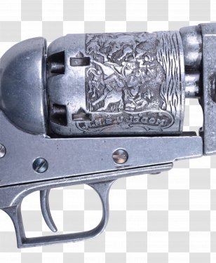 Trigger Revolver Firearm - Gun - Colt Conversion Transparent PNG
