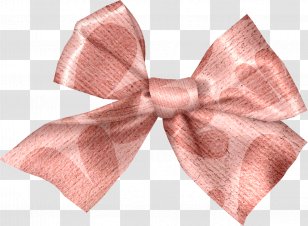 Bow Tie Hair Ribbon Pink M Yellow Transparent PNG