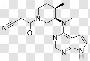 Tofacitinib Janus Kinase Inhibitor Chemistry Baricitinib - Watercolor - Cartoon Transparent PNG