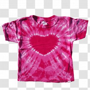 Long-sleeved T-shirt Tie-dye Clothing Truckin' - Heart - Gift Tie Transparent PNG