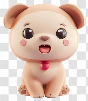 Kawaii Cute Puppy - Adorable Cute Puppy Transparent PNG