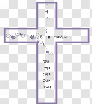Line Point Angle Number - Symbol - Purple Cross Transparent PNG