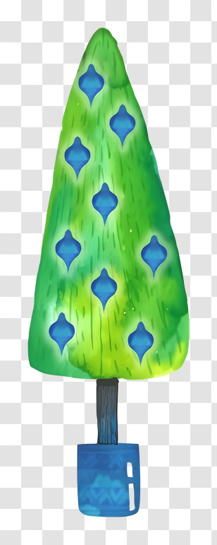 Christmas Tree - Decorated Christmas Tree Transparent PNG