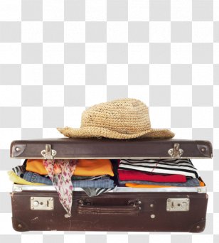 Suitcase Clothing Travel Vacation Transparent PNG