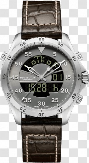 Hamilton Watch Company Timer Quartz Clock Automatic - Strap Transparent PNG