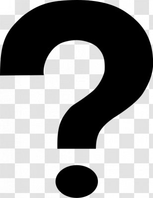 Question Mark Clip Art - Black - Drawing Transparent PNG