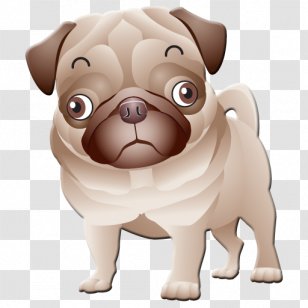 Pugs In Costumes Bulldog Puppy T-shirt - Drawing - Cartoon Shar Pei Painted 01 Transparent PNG