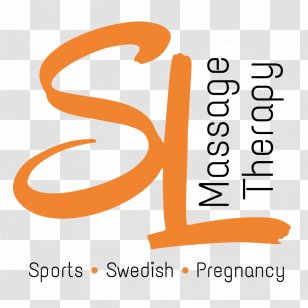 Massage Logo Therapy Brand Font - Orange Transparent PNG