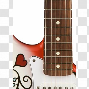 Bass Guitar Electric Fender Stratocaster Jimi Hendrix - Hand Painted Headsets Transparent PNG