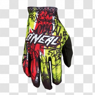 Glove Red Yellow Clothing Blue - Palm - Terminator Arm Transparent PNG