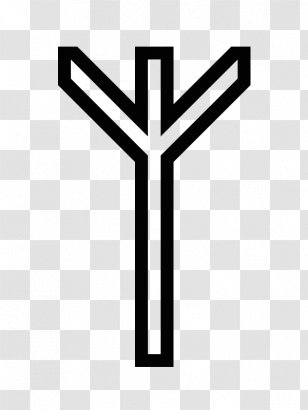 Logo Product Design Line - Black And White - Futhark Transparent PNG