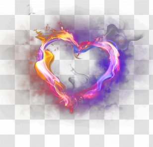 Heart Light Icon - Magenta - Violet Flame Transparent PNG