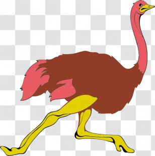 Common Ostrich Pixabay Clip Art - Free Content - Running Transparent PNG