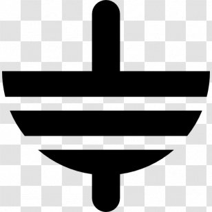 Line Angle White Clip Art - Symbol - Spinning Top Transparent PNG