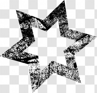 White Star - Blackandwhite - Symmetry Transparent PNG