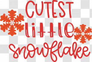 Cutest Snowflake Winter Snow Transparent PNG