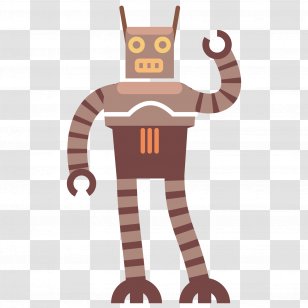 Cartoon Comics Illustration - Password Cracking - Fitness Robot Transparent PNG