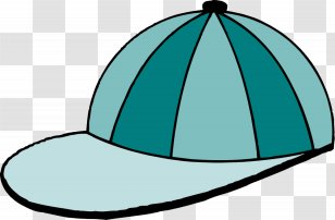 Hat Baseball Cap Cartoon - Bucket - Striped Blue Illustration Transparent PNG